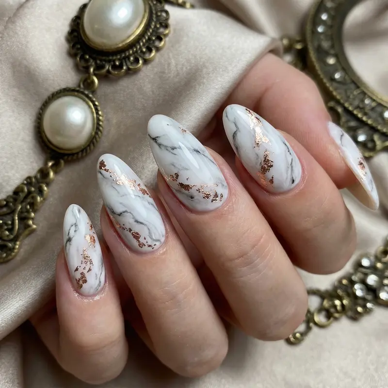 マーブル ローズゴールド