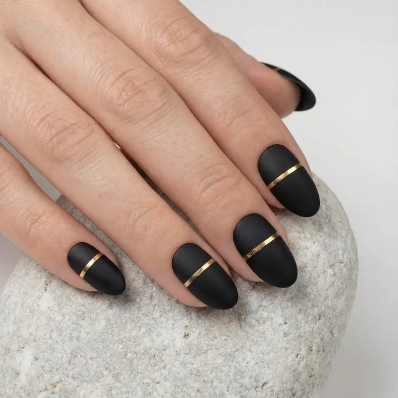 マット ブラック ゴールド